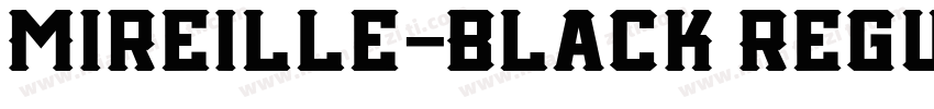 Mireille-Black Regul字体转换